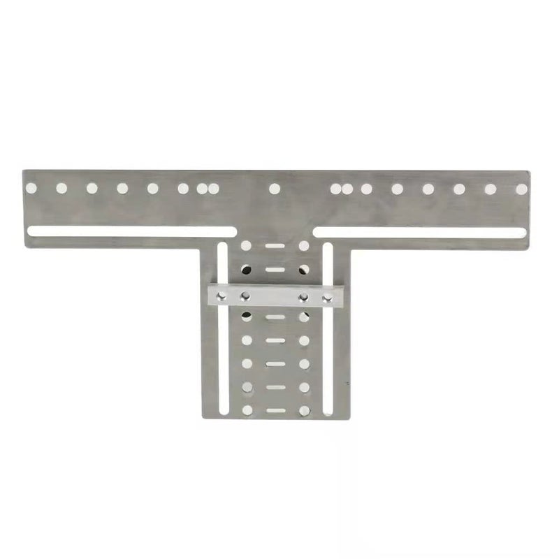Mousike Cabinet Pull Metal Templateï¼Œ Handle Drill Mounting Template for Cabinet Doors and Drawers(Silver,1Pack) - Image 5
